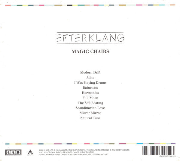 Efterklang : Magic Chairs (CD, Album, Dig)