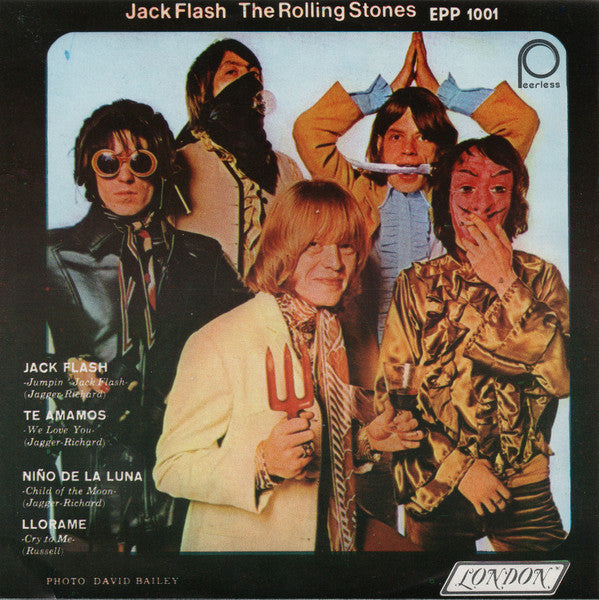 The Rolling Stones : Jack Flash (7", EP, RE, Lab)