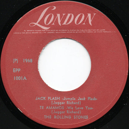 The Rolling Stones : Jack Flash (7", EP, RE, Lab)