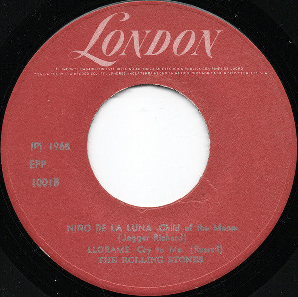 The Rolling Stones : Jack Flash (7", EP, RE, Lab)