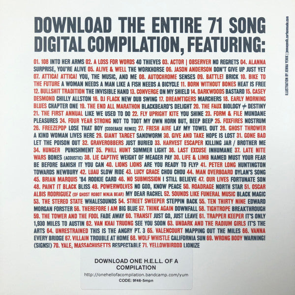 Various : One H.E.L.L. Of A Compilation (2xLP, Comp, Ltd, whi)