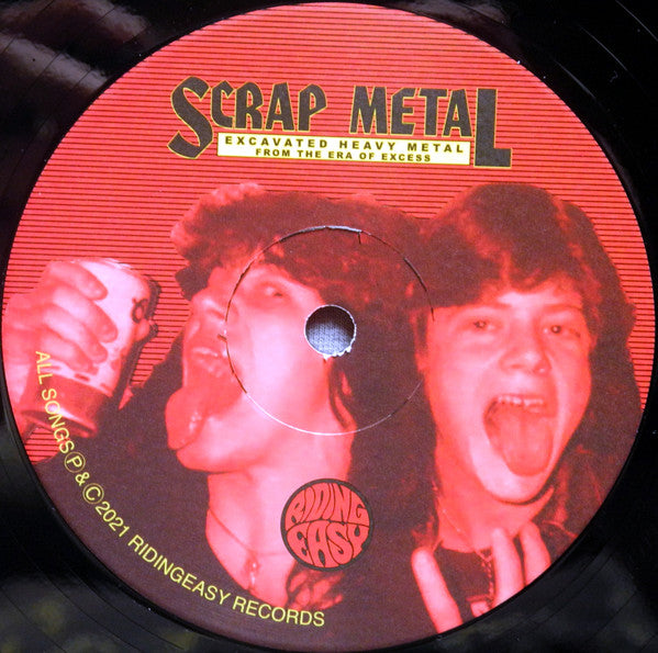Various : Scrap Metal: Volume 1 (Excavated Heavy Metal From The Era Of Excess) (LP, Comp, Ltd)