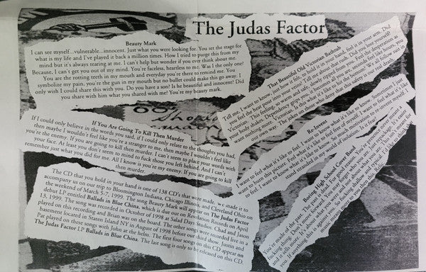 The Judas Factor : Revelations Favorite Bastard Sons demo (CDr, Num, Dem)