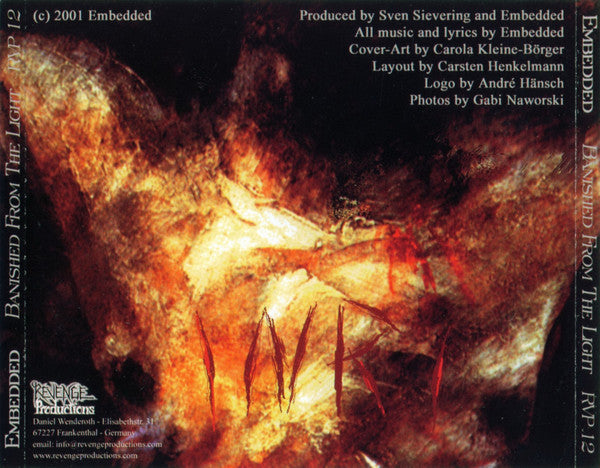 Embedded : Banished From The Light (CD, Album)