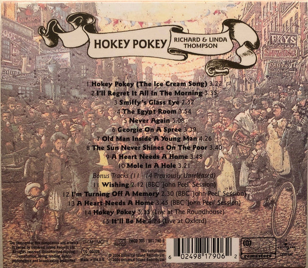 Richard & Linda Thompson : Hokey Pokey (CD, Album, RE, RM, RP, O-C)