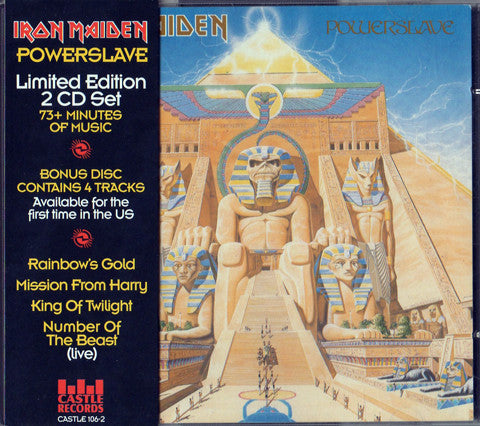 Iron Maiden : Powerslave (CD, Album, RE + CD, Comp + Ltd)