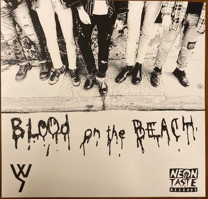 White Stains (5) : Blood On The Beach  (7", Red)