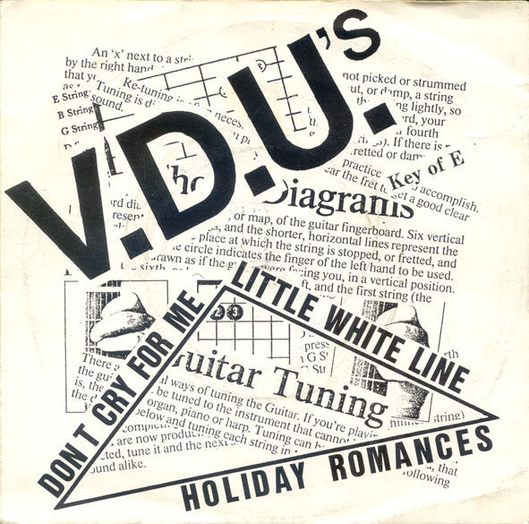 V.D.U.'s : Don't Cry For Me (7", EP)