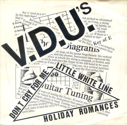 V.D.U.'s : Don't Cry For Me (7", EP)