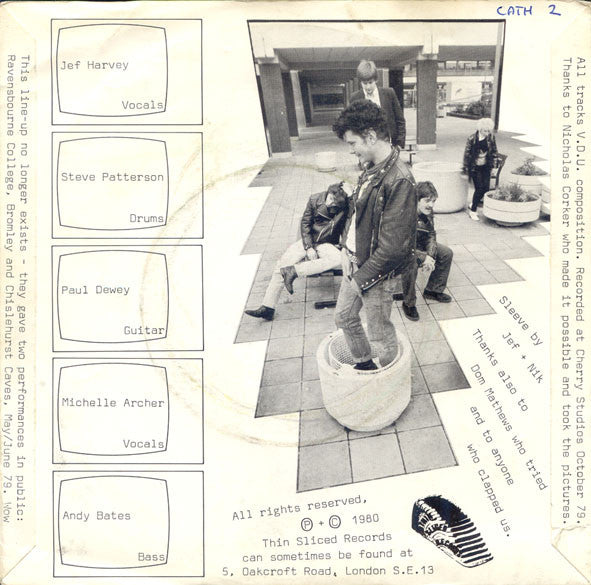 V.D.U.'s : Don't Cry For Me (7", EP)