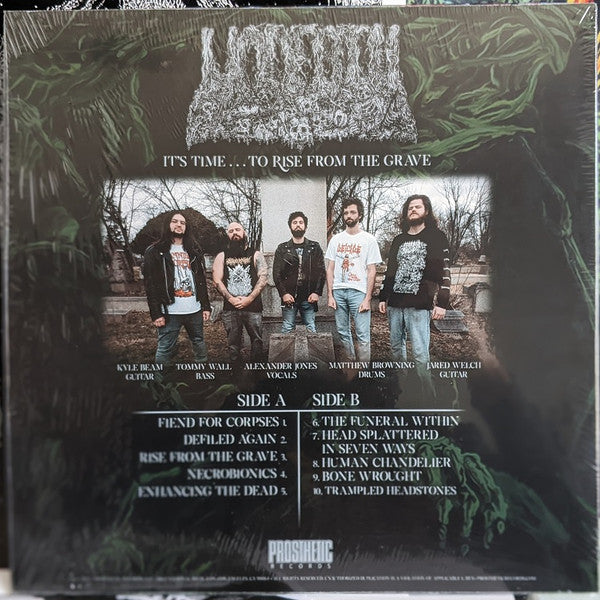 Undeath : It's Time...To Rise From The Grave (12", Album, Ltd, Mil)