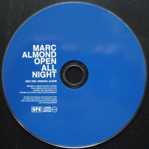 Marc Almond : Open All Night (CD, Album, RE + CD, Comp + Dlx)