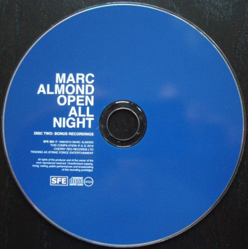 Marc Almond : Open All Night (CD, Album, RE + CD, Comp + Dlx)