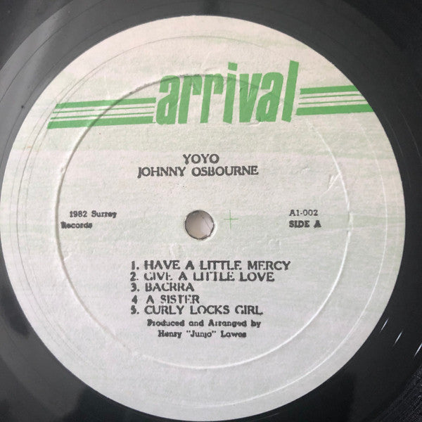 Johnny Osbourne : Yo Yo (LP, Album, RE)