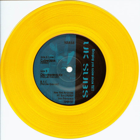UK Subs : Cyberjunk (7", Single, Ltd, Num, Yel)