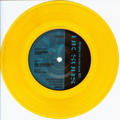 UK Subs : Cyberjunk (7", Single, Ltd, Num, Yel)