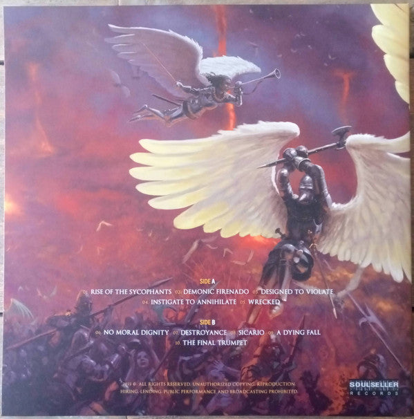 Disquiet (2) : Instigate To Annihilate (LP, Album, Gat)
