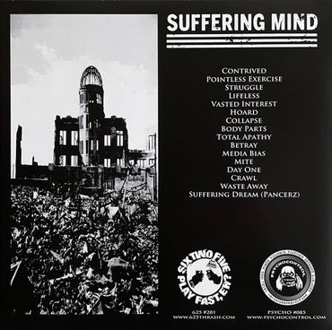 Suffering Mind : Lifeless (12", Album, Ltd)