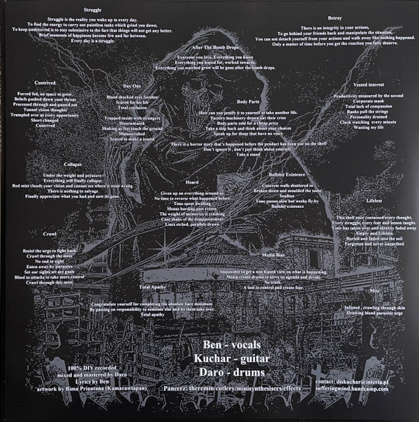 Suffering Mind : Lifeless (12", Album, Ltd)