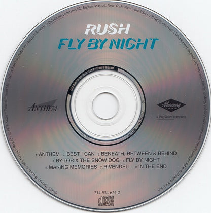 Rush : Fly By Night (CD, Album, RE, RM)