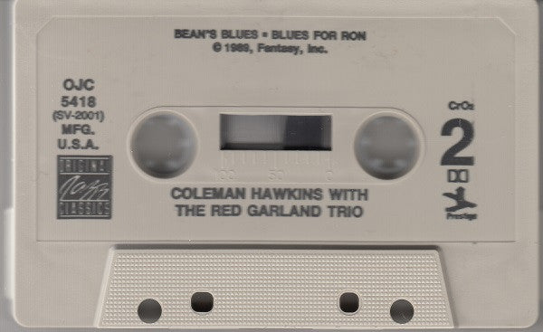 Coleman Hawkins With The Red Garland Trio : Coleman Hawkins With The Red Garland Trio (Cass, Album, RE, RM)