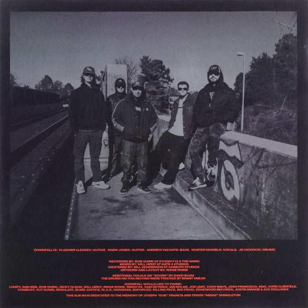 Downfall (23) : Behind The Curtain (LP, Album, Ltd, Neo)