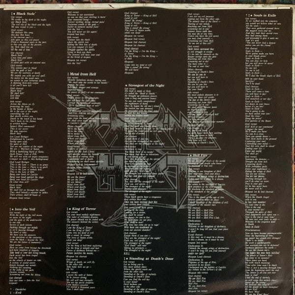 Satan's Host : Metal From Hell (LP, Album)