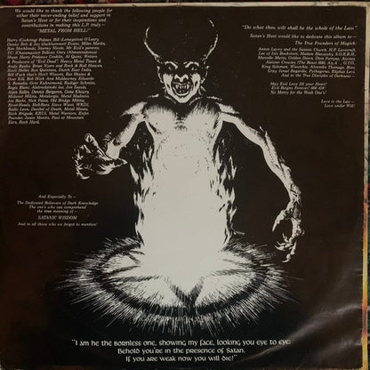 Satan's Host : Metal From Hell (LP, Album)
