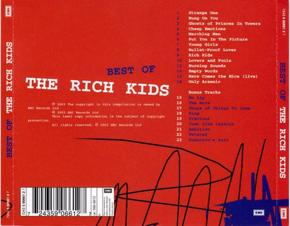 The Rich Kids* : The Best Of The Rich Kids (CD, Comp, RM)