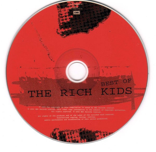 The Rich Kids* : The Best Of The Rich Kids (CD, Comp, RM)