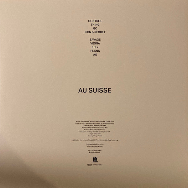 Au Suisse : Au Suisse (LP, Album, Ltd, Whi)