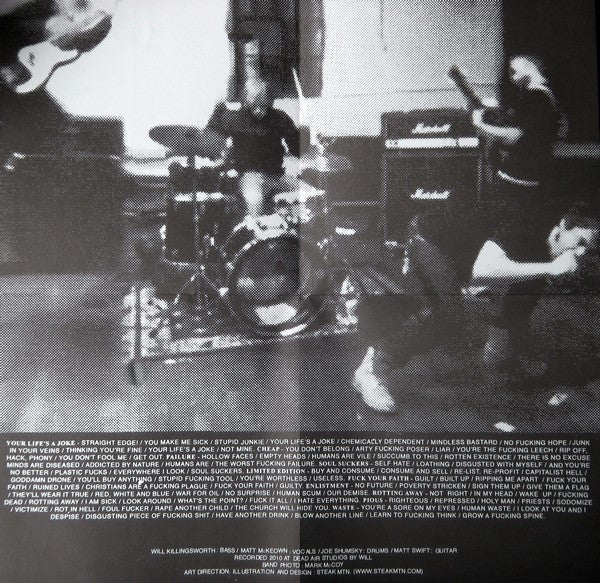 Vaccine (3) : Human Hatred (7", EP, Ltd, Red)