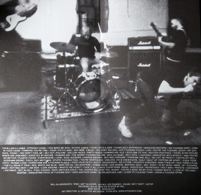 Vaccine (3) : Human Hatred (7", EP, Ltd, Red)