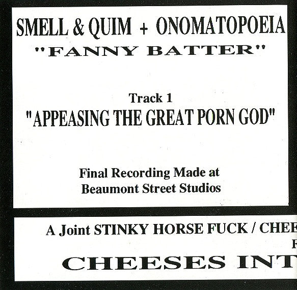 Smell & Quim And Onomatopoeia : Fanny Batter (CD)
