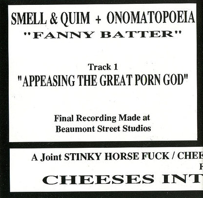 Smell & Quim And Onomatopoeia : Fanny Batter (CD)