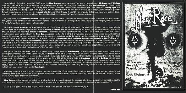 New Race : The First And The Last (CD, Album, RE, RM)