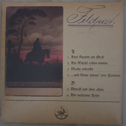 Horn (4) : Feldpost (LP, Album, Ltd, RE, Bla)