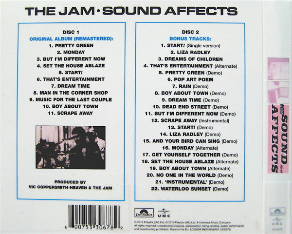 The Jam : Sound Affects (CD, Album, Dlx, RE, RM + CD + Dlx)