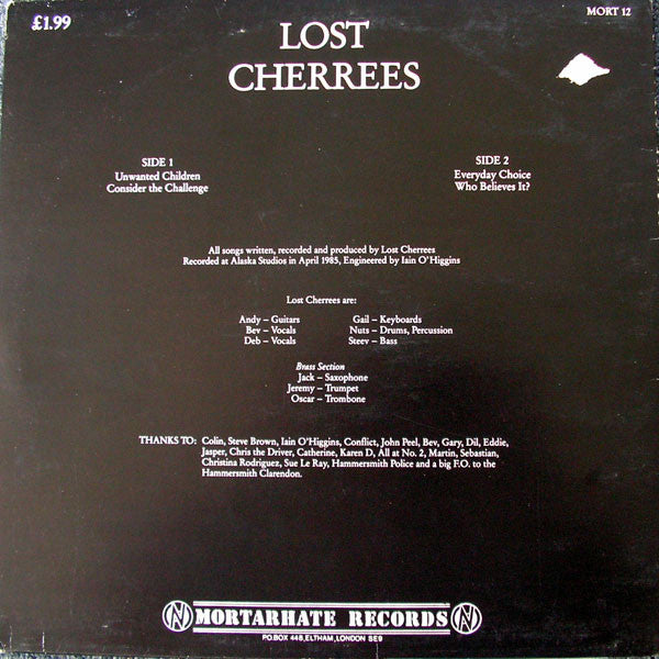 Lost Cherrees : Unwanted Children (12")