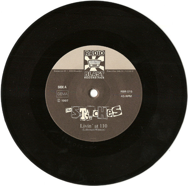 The Stitches : Livin' At 110 (7", Single)