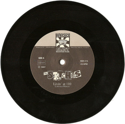 The Stitches : Livin' At 110 (7", Single)