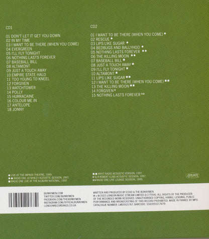 Echo & The Bunnymen : Evergreen  (CD, Album, RE + CD + Dlx, RM, 25t)