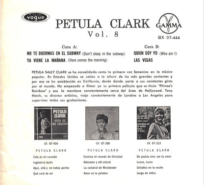 Petula Clark : Vol.8  (7", EP)