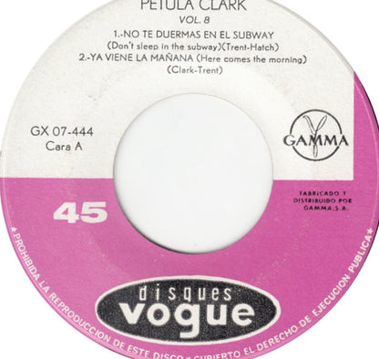 Petula Clark : Vol.8  (7", EP)