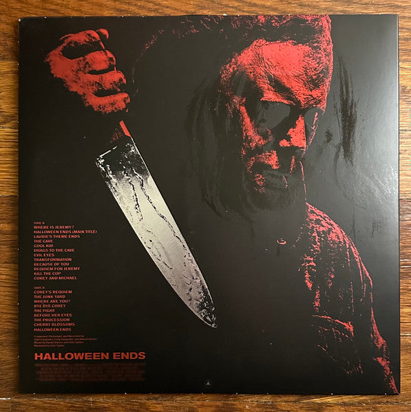 John Carpenter, Cody Carpenter , And Daniel Davies : Halloween Ends (Original Motion Picture Soundtrack) (LP, Album, Ltd, Red)