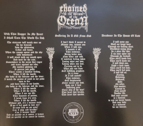 Chained To The Bottom Of The Ocean : I Tried Catching You But You Fell Through Me (12", S/Sided, EP, Ltd, Mys)