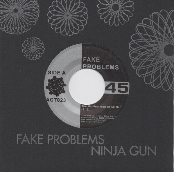 Fake Problems / Ninja Gun : The Manliest Man Of All Men / Time And A Half (7", Ltd, Whi)