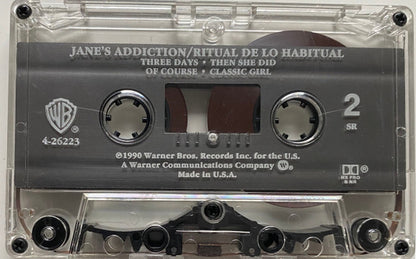 Jane's Addiction : Ritual Lo De Habitual / Ritual De Lo Habitual (Cass, Album, M/Print, Whi)
