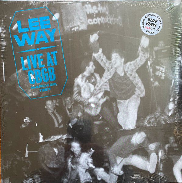 Leeway : Live At CBGB March 22, 1987 (LP, Ltd, Num, Blu)