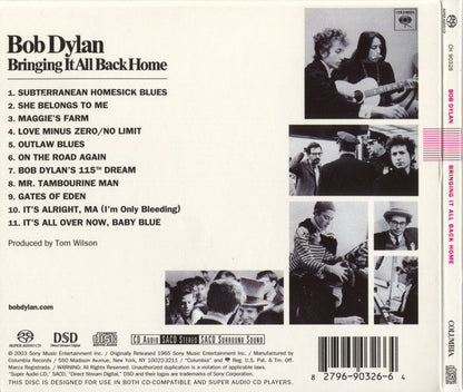 Bob Dylan : Bringing It All Back Home (SACD, Hybrid, Multichannel, Album, RE, RM, 5.1)